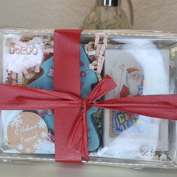Christmas Gift set handmade soap. S Novym Godom! - Picture 2 of 4